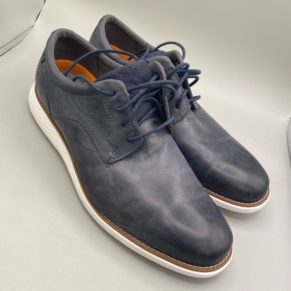 Genuine Leather Rockport Oxford Shoes Size 10.5 - Picture 1 of 4